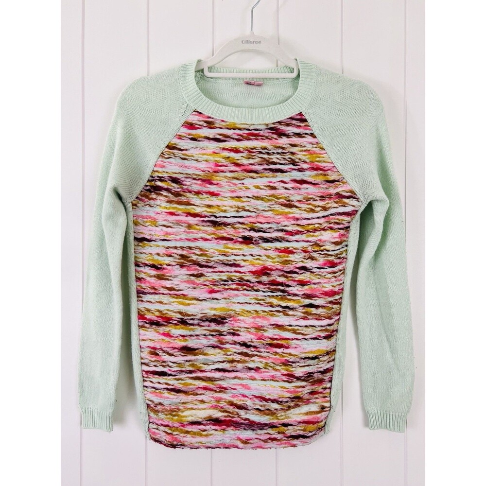 Dolled Up Mint Green Colorful Yarn Sweater Lana Del Rey Inspired Size XS